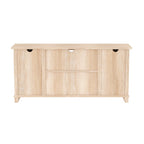Meuble TV avec porte coulissante style grange de 58 pouces