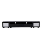 Meuble TV de 209,3 cm avec portes à ouverture par pression et lumières LED, convient aux téléviseurs jusqu'à 228,6 cm