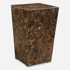Table d'appoint en marbre de 35,5 cm de large