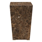 Table d'appoint en marbre de 35,5 cm de large