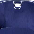 Fauteuil d'appoint bicolore rembourré moderne - 28 x 30 x 31