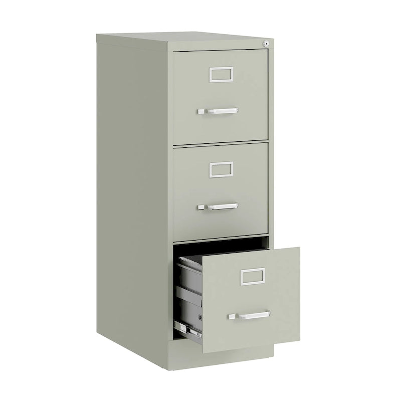Classeur vertical de 22 po de profondeur à 3 tiroirs pour documents format lettre