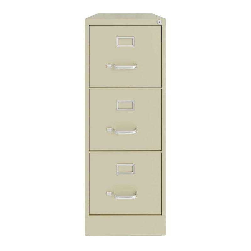 Classeur vertical de 22 po de profondeur à 3 tiroirs pour documents format lettre