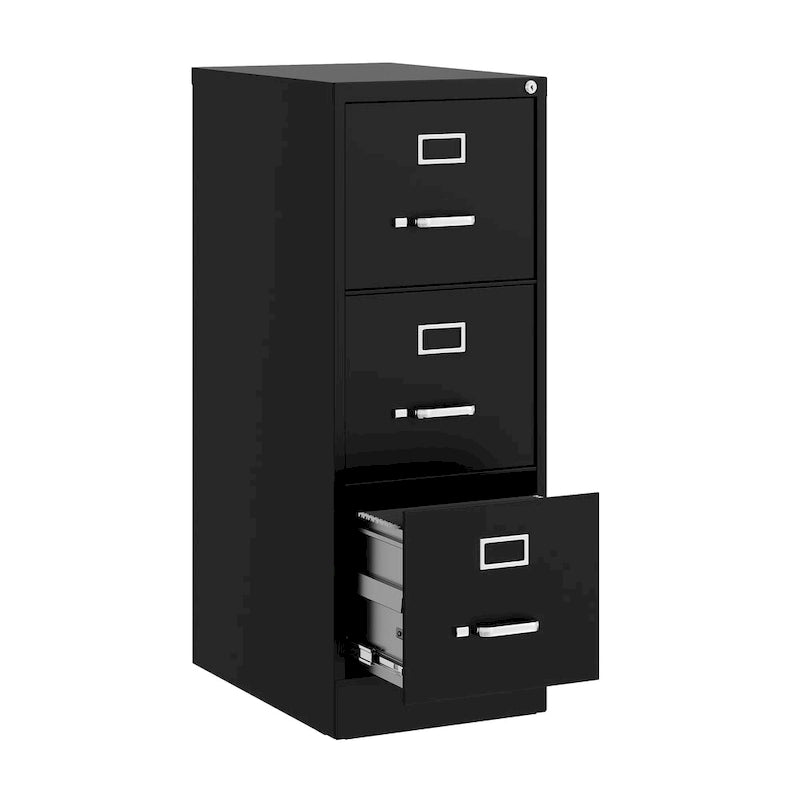 Classeur vertical de 22 po de profondeur à 3 tiroirs pour documents format lettre