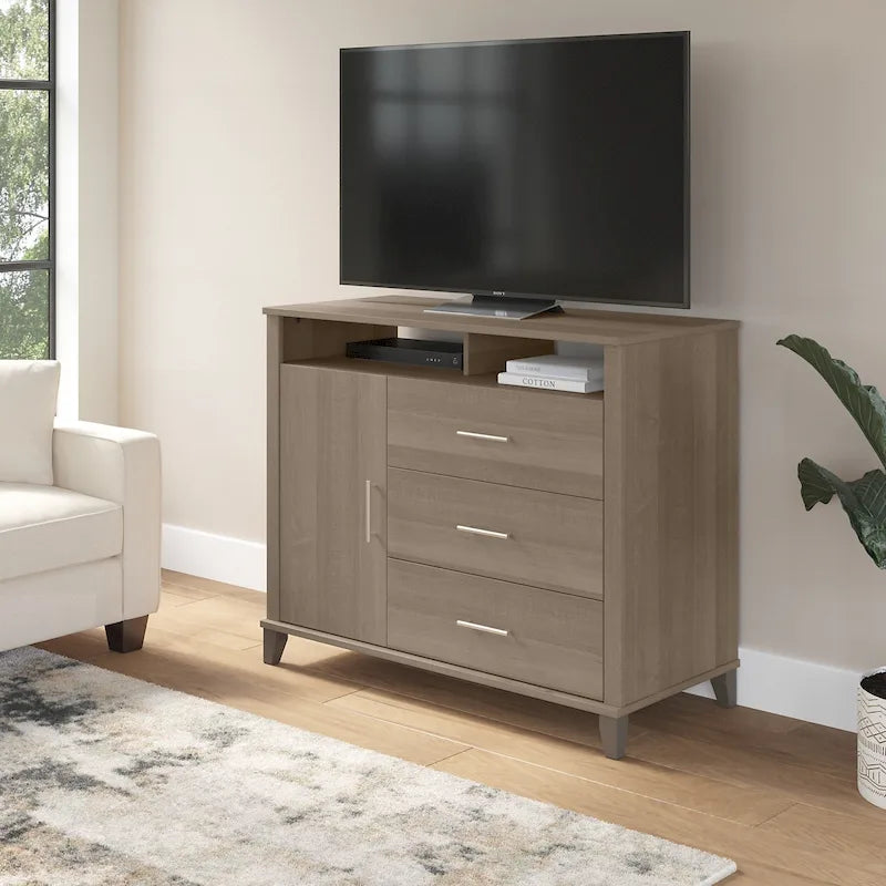 Meuble TV haut Somerset avec rangement