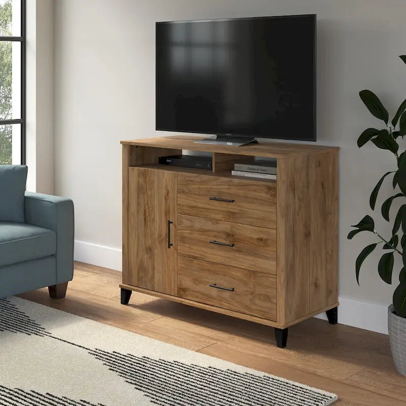Meuble TV haut Somerset avec rangement