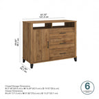Meuble TV haut Somerset avec rangement