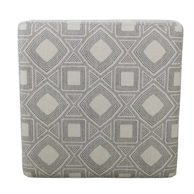 Pouf de rangement carré de 71 cm avec couvercle articulé