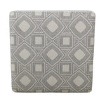 Pouf de rangement carré de 71 cm avec couvercle articulé