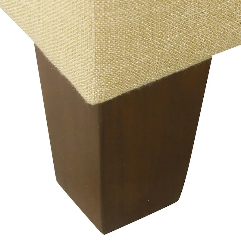 Pouf de rangement carré de 71 cm avec couvercle articulé