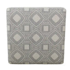 Pouf de rangement carré de 71 cm avec couvercle articulé