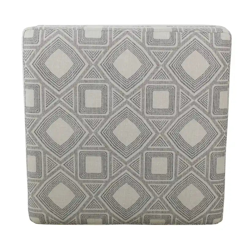 Pouf de rangement carré de 71 cm avec couvercle articulé
