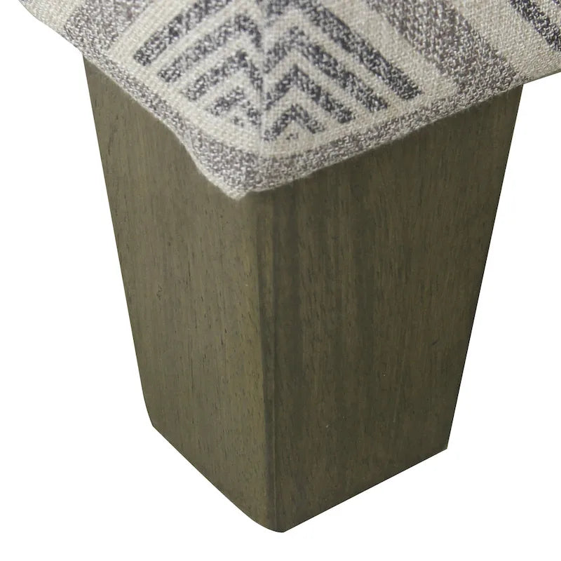 Pouf de rangement carré de 71 cm avec couvercle articulé