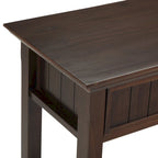 Console-table de canapé en bois massif, 60 po de largeur, Normandy - 60 x 16 x 30