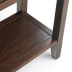 Console-table de canapé en bois massif, 60 po de largeur, Normandy - 60 x 16 x 30