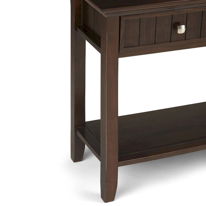 Console-table de canapé en bois massif, 60 po de largeur, Normandy - 60 x 16 x 30