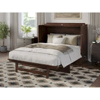 Lit escamotable complet avec matelas – Ambre brûlé