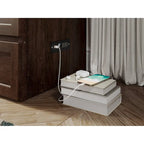 Lit escamotable complet avec matelas – Ambre brûlé