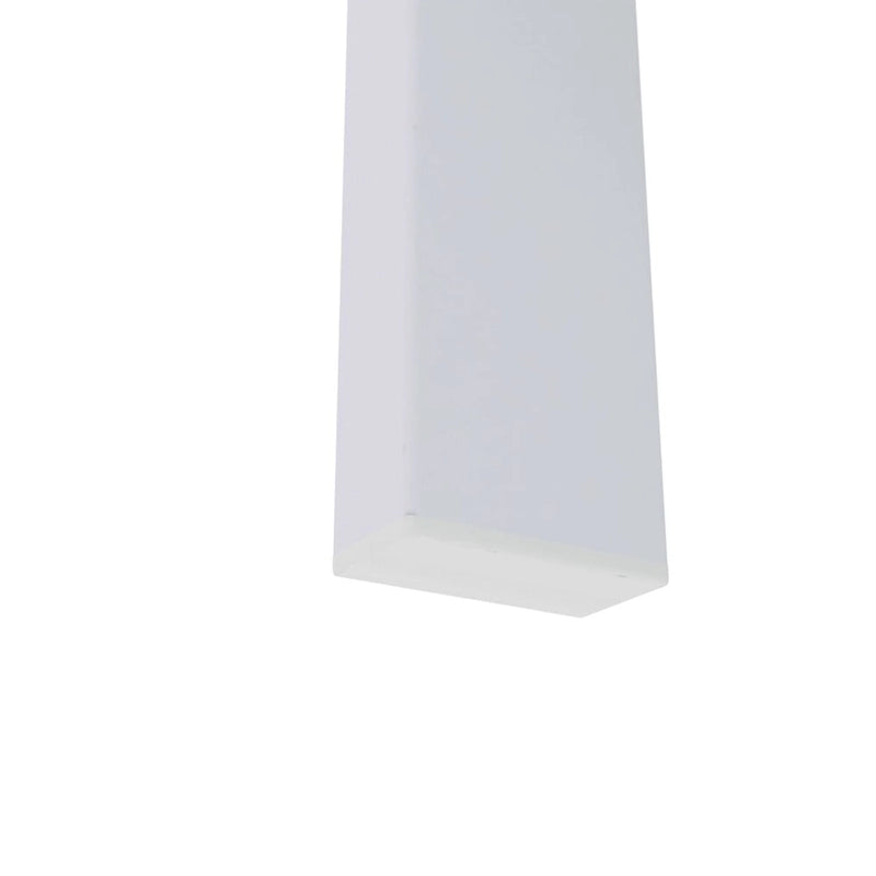 Tables d'appoint carrées en verre trempé, lot de 2 – Noir / Transparent / Blanc