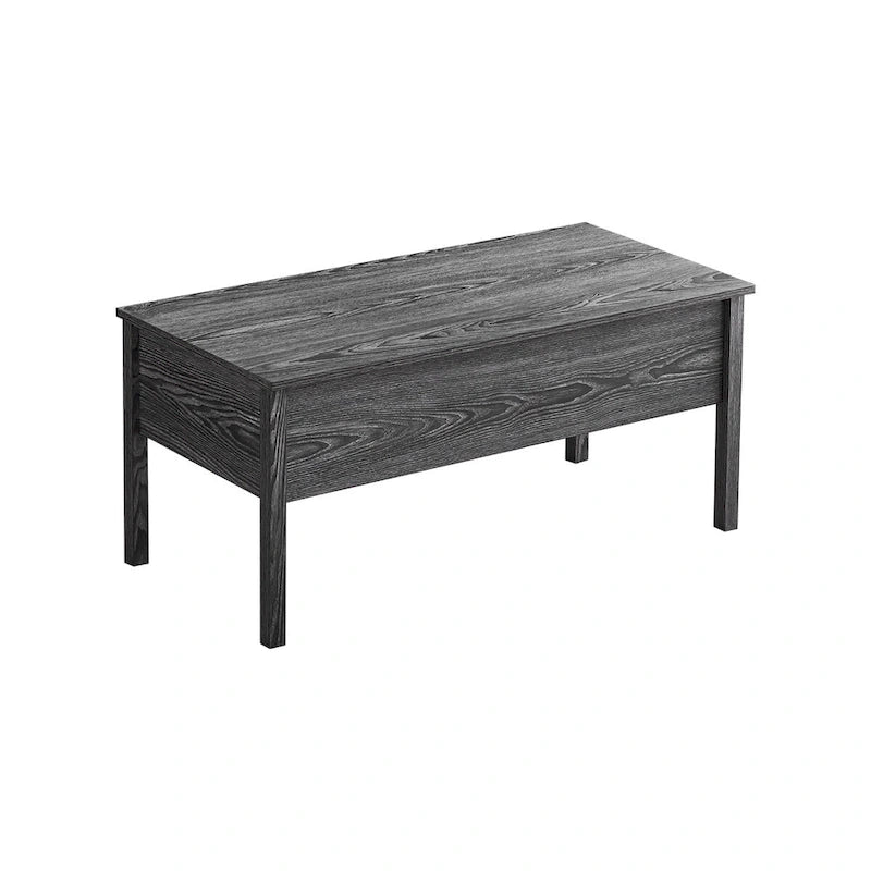 Table basse relevable avec rangement dissimulé