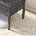 Table basse relevable avec rangement dissimulé