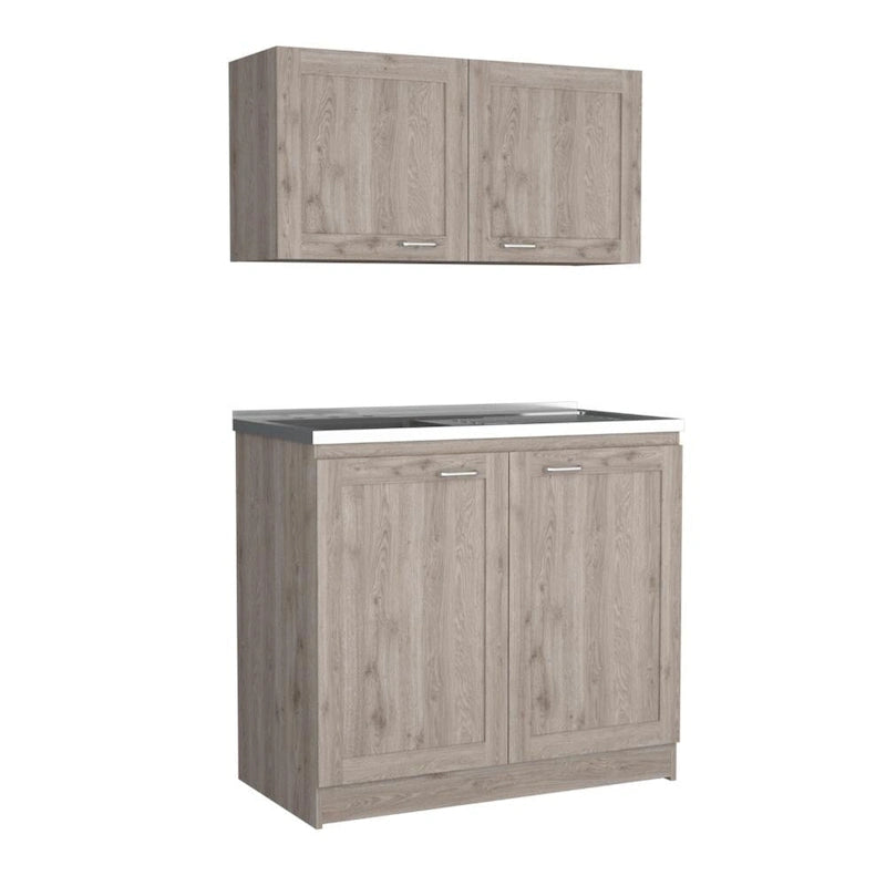 Meuble bas avec deux étagères