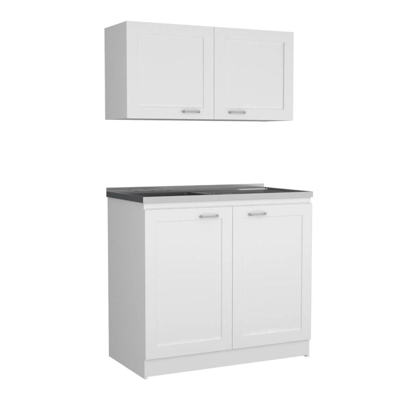 Meuble bas avec deux étagères