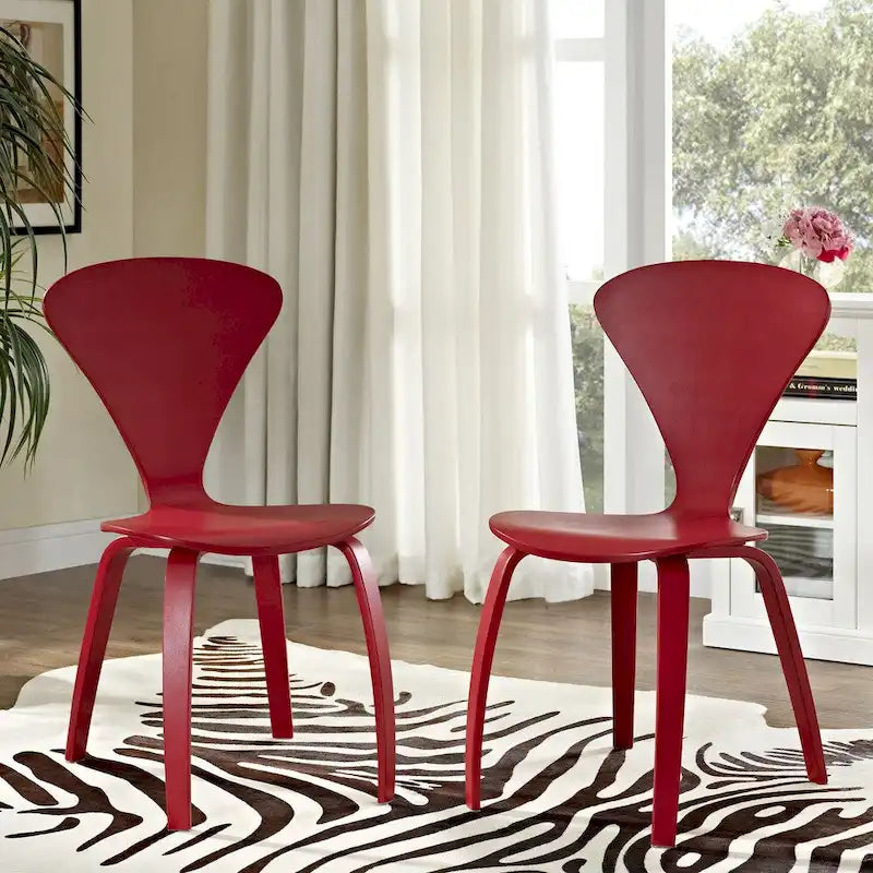 Chaises de salle à manger empilables Vortex (Lot de 2)
