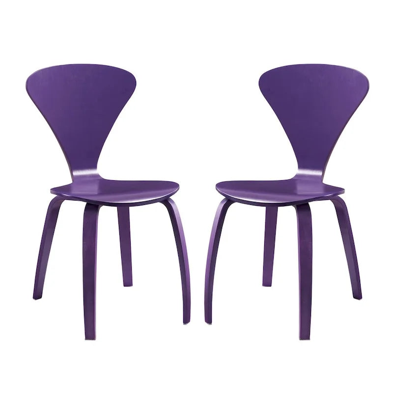 Chaises de salle à manger empilables Vortex (Lot de 2)