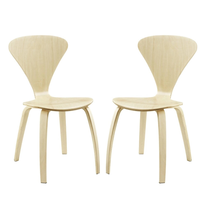 Chaises de salle à manger empilables Vortex (Lot de 2)
