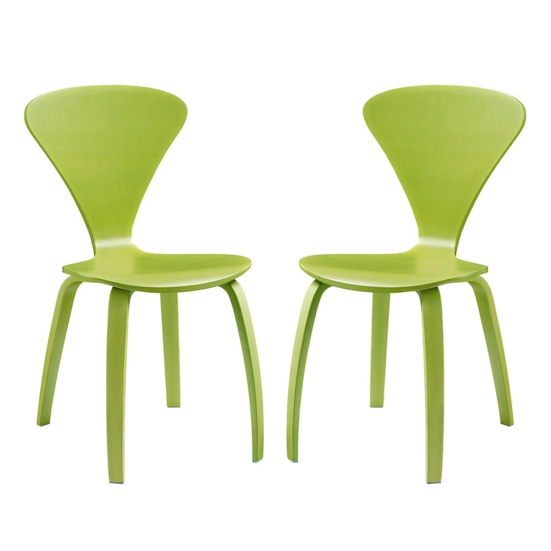 Chaises de salle à manger empilables Vortex (Lot de 2)