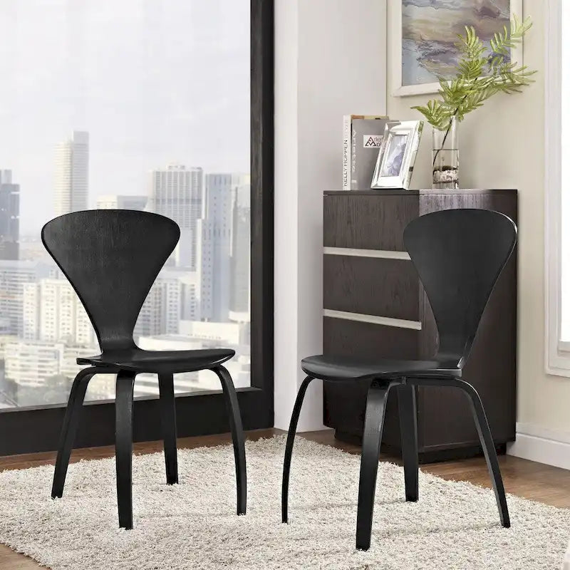 Chaises de salle à manger empilables Vortex (Lot de 2)