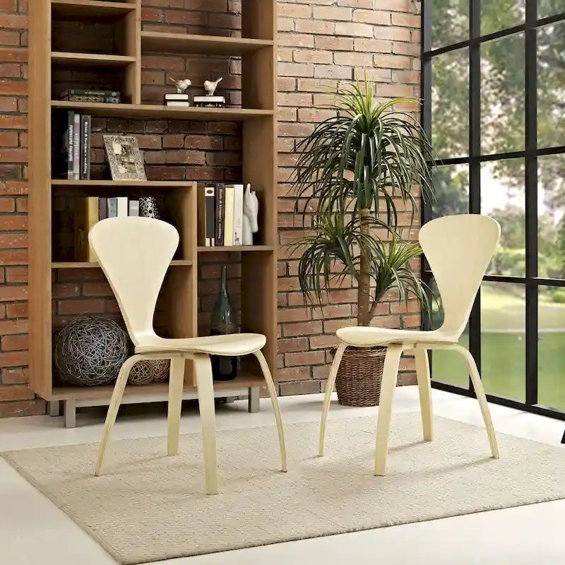 Chaises de salle à manger empilables Vortex (Lot de 2)