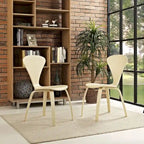 Chaises de salle à manger empilables Vortex (Lot de 2)