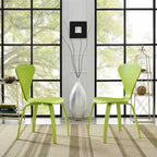Chaises de salle à manger empilables Vortex (Lot de 2)