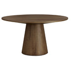 Table à manger ronde à pied central – Jusqu'à 6 places