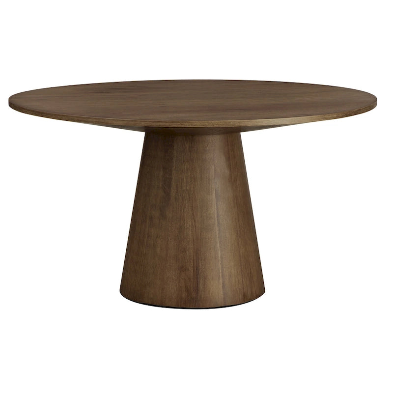 Table à manger ronde à pied central – Jusqu'à 6 places