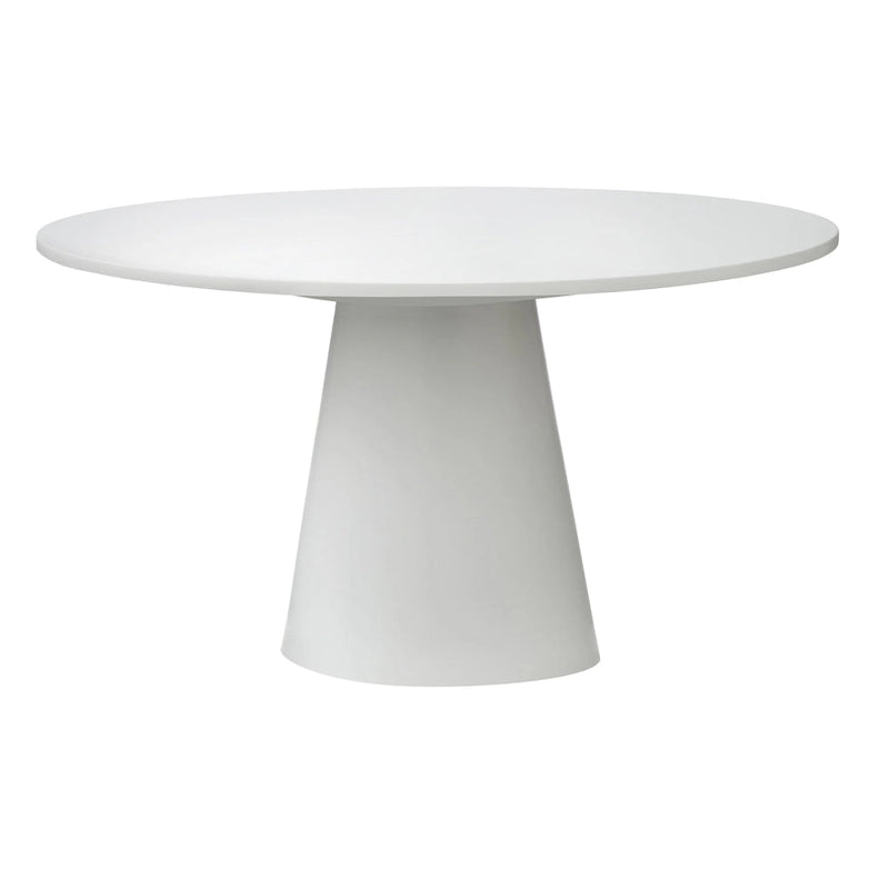 Table à manger ronde à pied central – Jusqu'à 6 places