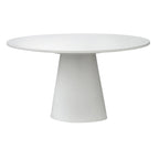 Table à manger ronde à pied central – Jusqu'à 6 places