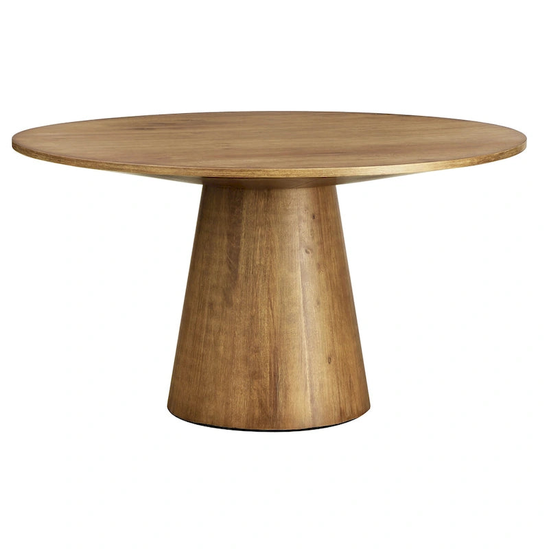 Table à manger ronde à pied central – Jusqu'à 6 places