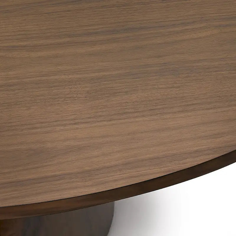 Table à manger ronde à pied central – Jusqu'à 6 places