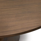 Table à manger ronde à pied central – Jusqu'à 6 places