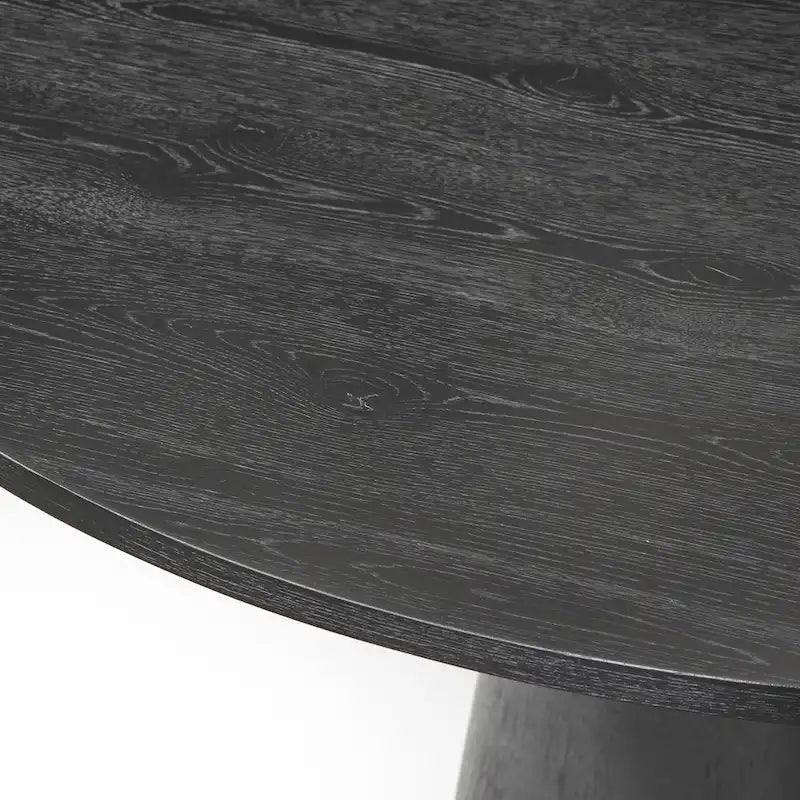 Table à manger ronde à pied central – Jusqu'à 6 places