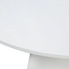 Table à manger ronde à pied central – Jusqu'à 6 places
