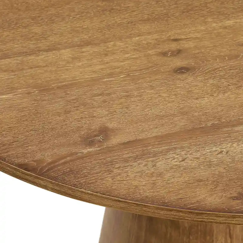 Table à manger ronde à pied central – Jusqu'à 6 places