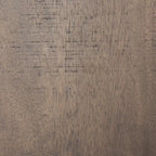Table basse angulaire en bois massif brun moyen - 58,5L x 19l x 19H