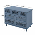 Meuble de rangement 7 tiroirs – Convient pour chambre, salon et bureau