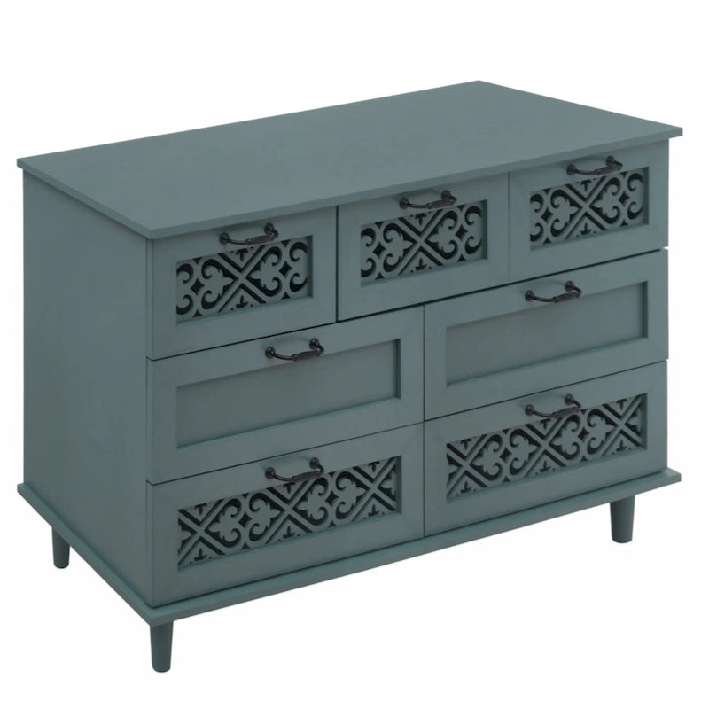Meuble de rangement 7 tiroirs – Convient pour chambre, salon et bureau