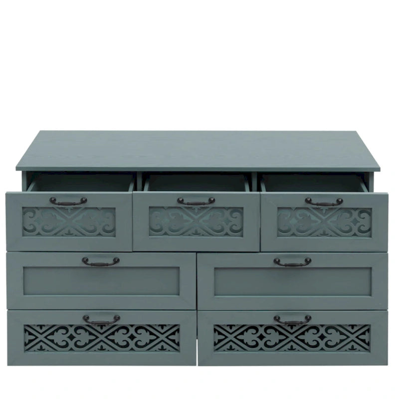 Meuble de rangement 7 tiroirs – Convient pour chambre, salon et bureau