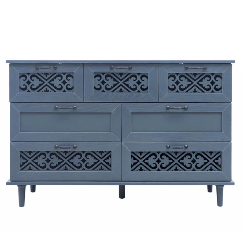 Meuble de rangement 7 tiroirs – Convient pour chambre, salon et bureau